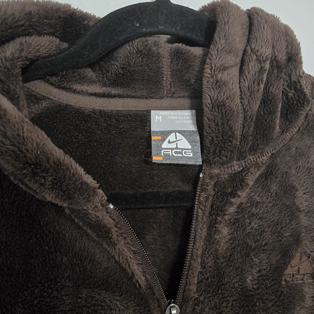 Nike ACG Dark Brown Teddy Jacket - Picture 5 of 6